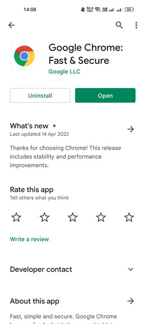 Το Google Chrome αργεί στο Android; Δείτε πώς να το διορθώσετε 7 Το Google Chrome αργεί στο Android