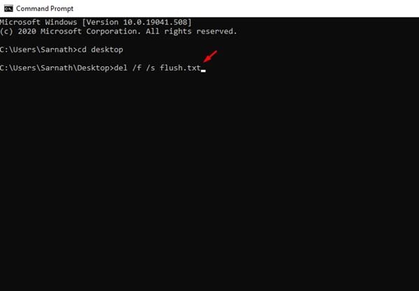 Πώς να διαγράψετε κλειδωμένα αρχεία στα Windows μέσω CMD 9 Πώς να διαγράψετε κλειδωμένα αρχεία στα Windows μέσω CMD