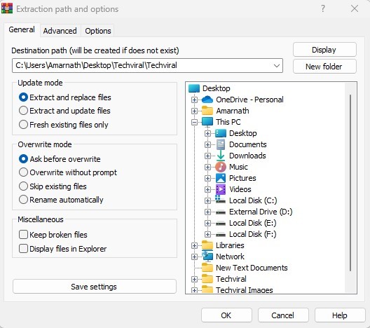 Πώς να αποσυμπιέσετε αρχεία στα Windows 11 (6 καλύτερες μέθοδοι) 14 Πώς να αποσυμπιέσετε αρχεία στα Windows 11