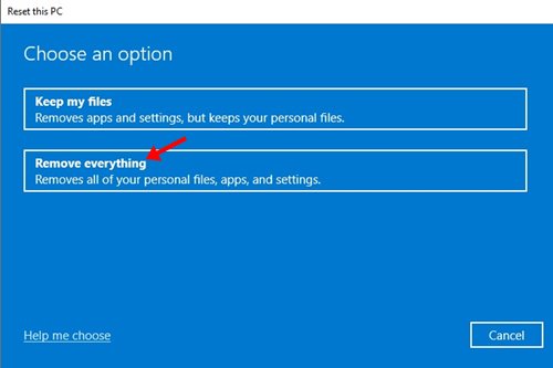 Πώς να καθαρίσετε μια μονάδα δίσκου στα Windows 10/11 10 επιλέξτε «Κατάργηση όλων»