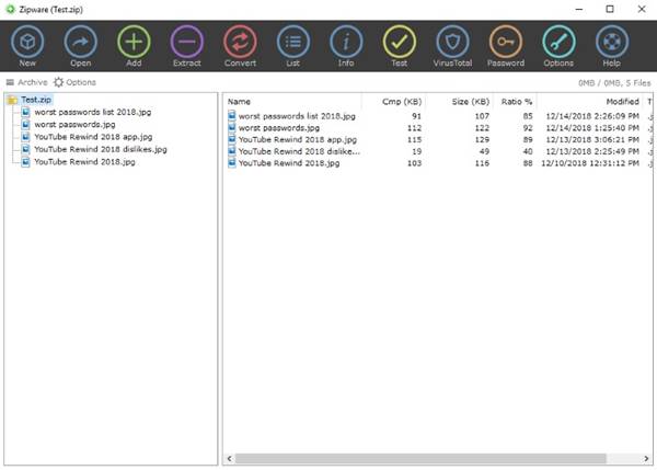 Πώς να αποσυμπιέσετε αρχεία στα Windows 11 (6 καλύτερες μέθοδοι) 20 Zipware