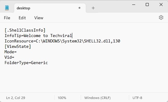 Πώς να προσθέσετε σχόλια σε φακέλους στα Windows 11 (Πλήρης οδηγός) 15 InfoTip=Προσθήκη