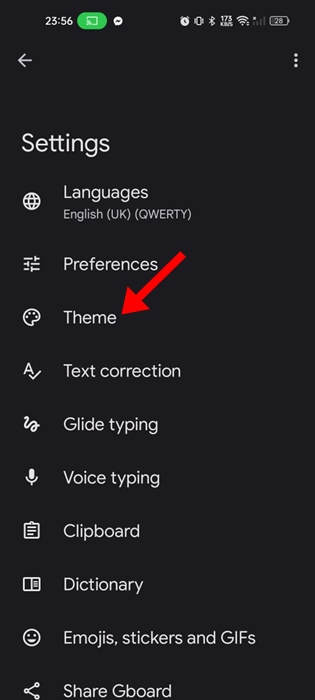 Το Gboard αλλάζει θέμα αυτόματα; Δείτε πώς μπορείτε να το διορθώσετε 9 Θέμα
