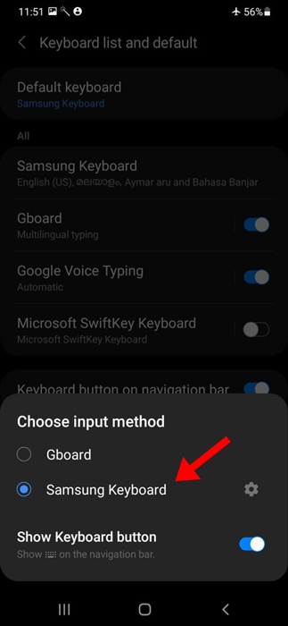 Πώς να διορθώσετε το πληκτρολόγιο Samsung που δεν λειτουργεί σε τηλέφωνα Galaxy 7 Πώς να διορθώσετε το πληκτρολόγιο Samsung