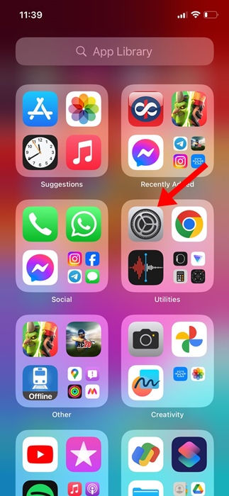 ζωντανή μεταγραφή ήχου στο iPhone