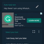 Πώς να στείλετε αυτόματη απάντηση στο μήνυμα WhatsApp στο Android