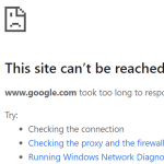Πώς να διορθώσετε το σφάλμα "Δεν είναι δυνατή η πρόσβαση σε αυτόν τον ιστότοπο" στο Google Chrome