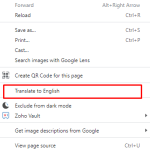 Πώς να μεταφράσετε μια ιστοσελίδα στο Chrome