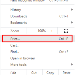 Πώς να εκτυπώσετε μια ιστοσελίδα από το Chrome