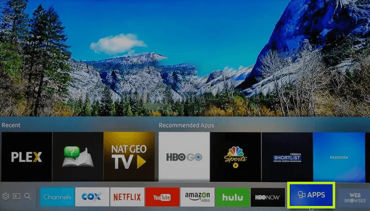 Zeus Network σε Samsung Smart TV