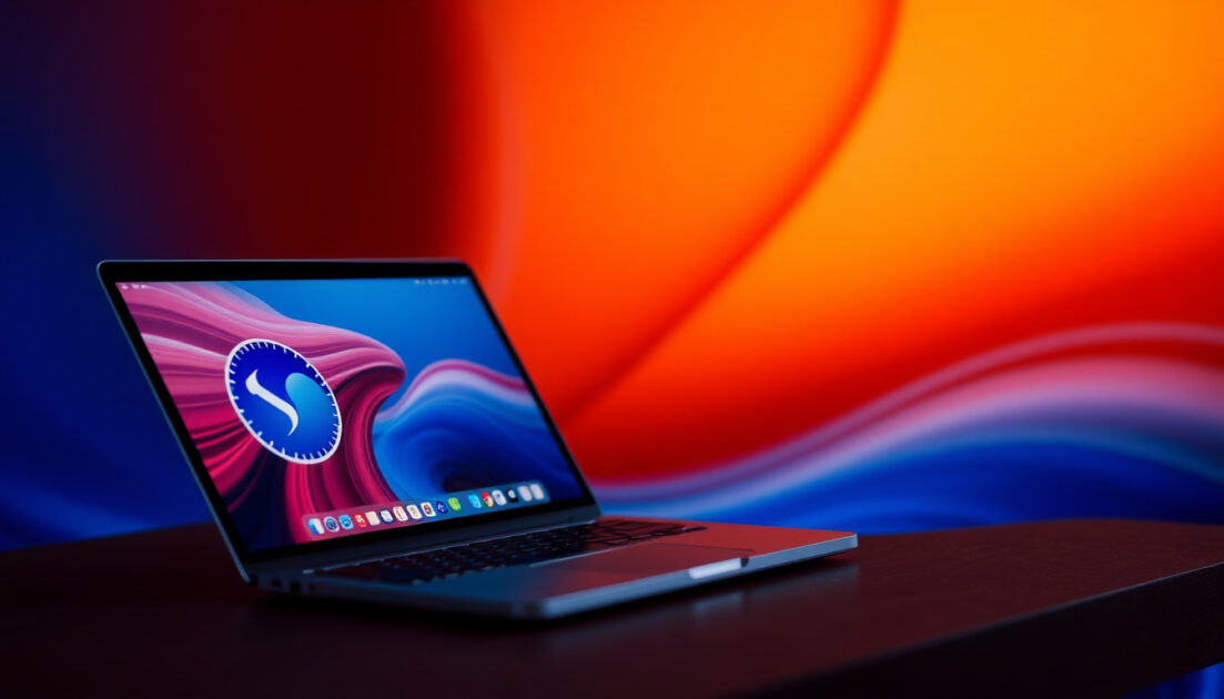 laptop ,browser Safari ,Windows 11