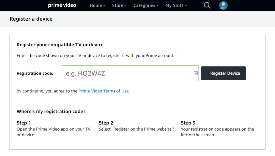 Ενεργοποιήστε το Amazon Prime Video στο Roku 