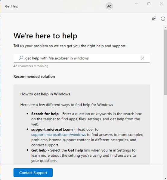 Πώς να λάβετε βοήθεια στα Windows 11 (10 Μέθοδοι) 6 Πώς να λάβετε βοήθεια στα Windows 11