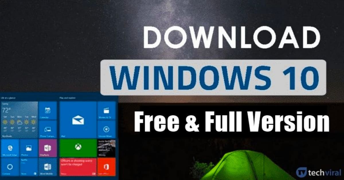 Windows 10 ISO Δωρεάν λήψη Πλήρης έκδοση (32 ή 64 Bit)