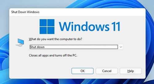 Ερώτηση τερματισμού λειτουργίας των Windows