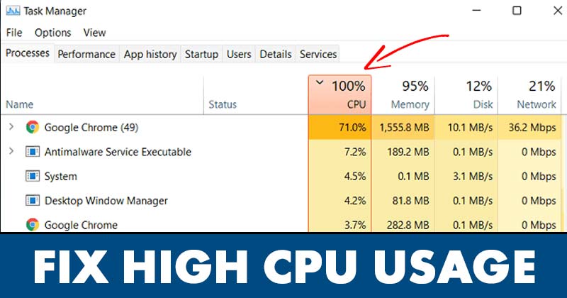 Πώς να διορθώσετε την υψηλή χρήση CPU στα Windows 11 (10 καλύτεροι τρόποι)