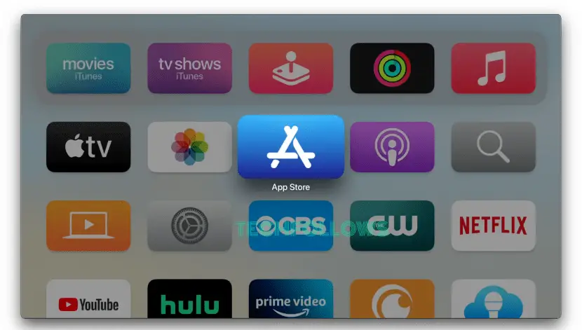 Ανοίξτε το App Store στο Apple TV