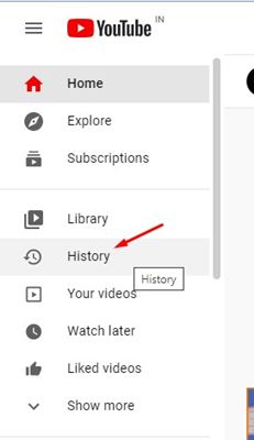 Διαγραφή Ιστορικού παρακολούθησης YouTube