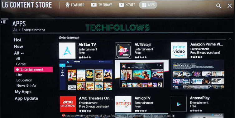 Αναζητήστε την εφαρμογή Peacock TV