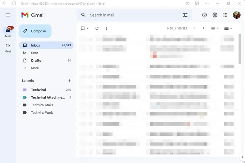 Προοδευτική εφαρμογή Gmail