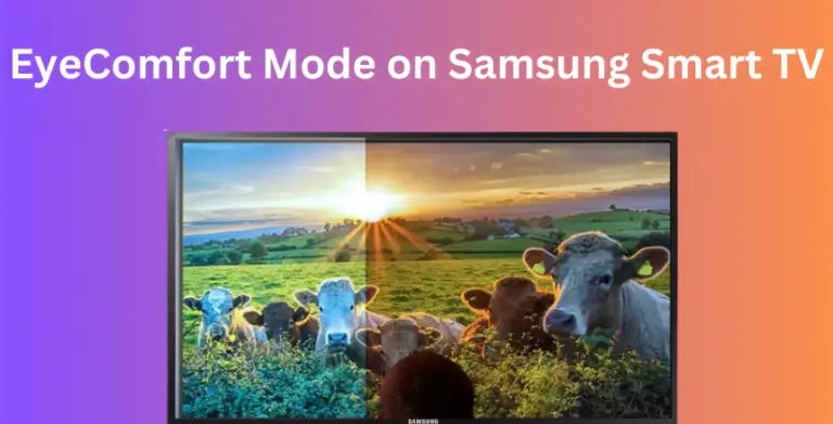 νυχτερινή λειτουργία [EyeComfort Mode] στην τηλεόραση Samsung