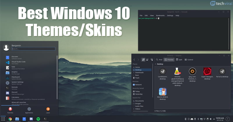 Τα 15 καλύτερα Windows 10 Themes and Skins Pack το 2023