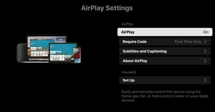 Ενεργοποιήστε το AirPlay 