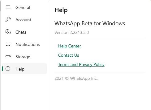 Ενημερώστε την εφαρμογή WhatsApp Desktop