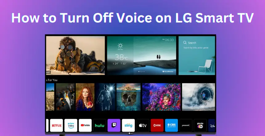 φωνητικό οδηγό σε LG Smart TV