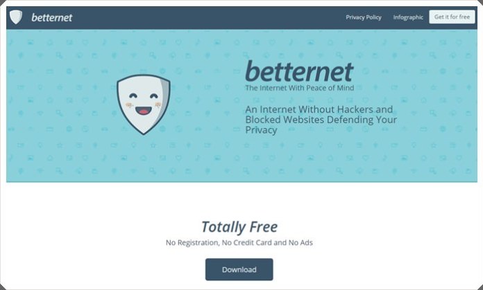 Απεριόριστο δωρεάν VPN – betternet