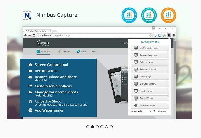 Στιγμιότυπο οθόνης Nimbus