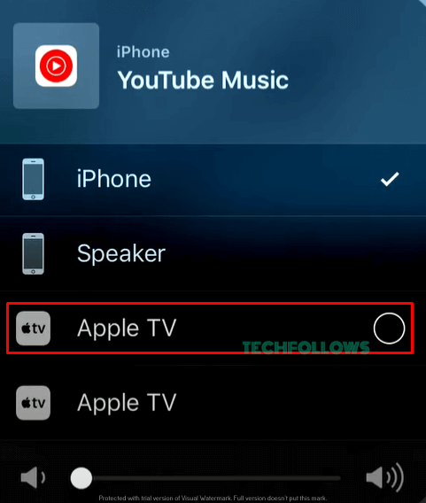 Επιλέξτε το Apple TV