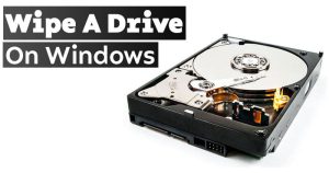 Πώς να σκουπίσετε μια μονάδα δίσκου στα Windows 10/11