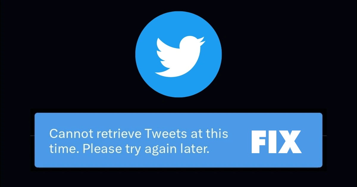 δεν είναι δυνατή η ανάκτηση των tweets