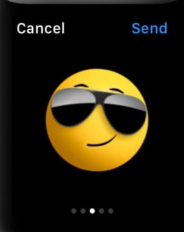 Στείλτε emoji στο Apple Watch