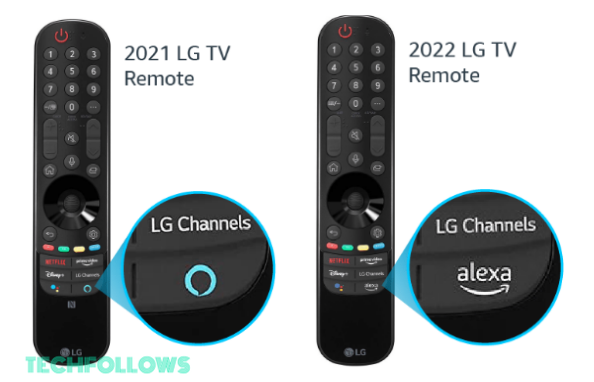 Πατήστε παρατεταμένα το κουμπί Alexa Τηλεχειριστήριο LG TV
