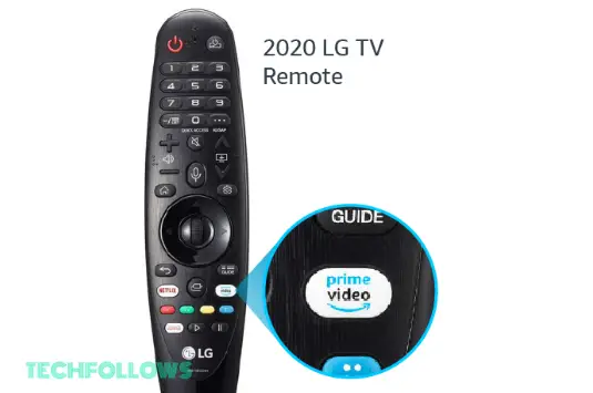 Πατήστε παρατεταμένα το κουμπί Prime Video στο τηλεχειριστήριο της τηλεόρασης LG