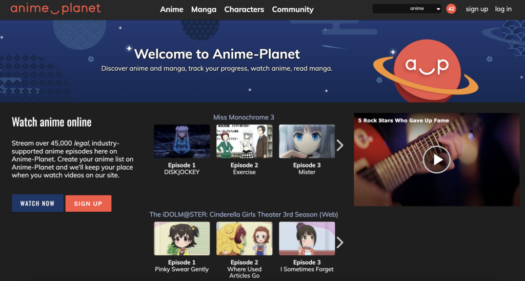 Anime Planet