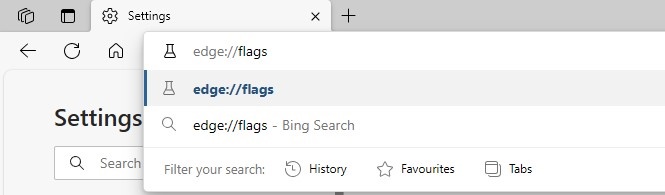 Edge://flags