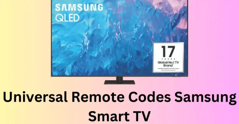 Universal Remote κωδικοί για Samsung Smart TV