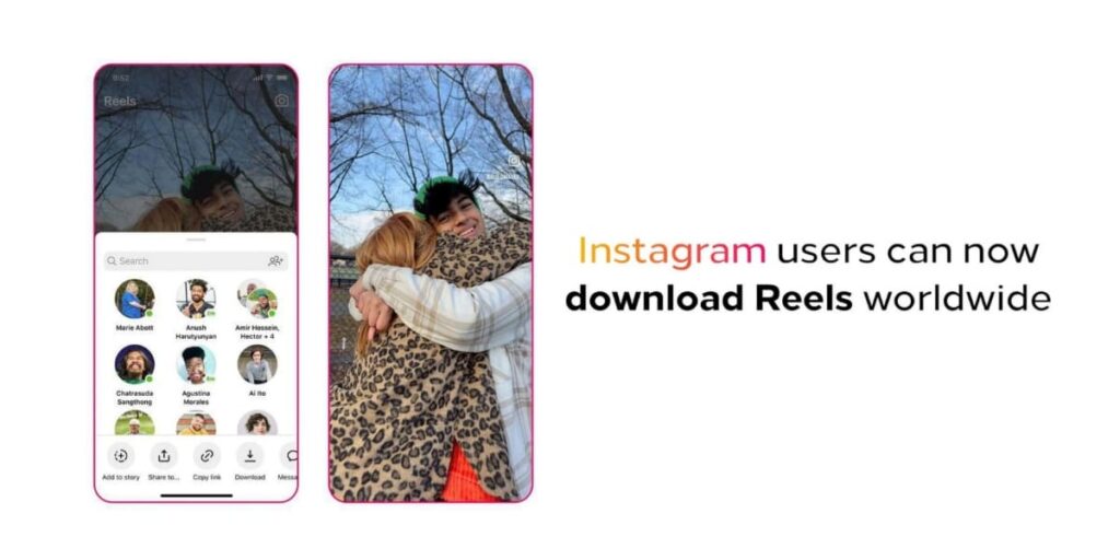 Οι χρήστες του Instagram μπορούν τώρα να κατεβάσουν καρούλια