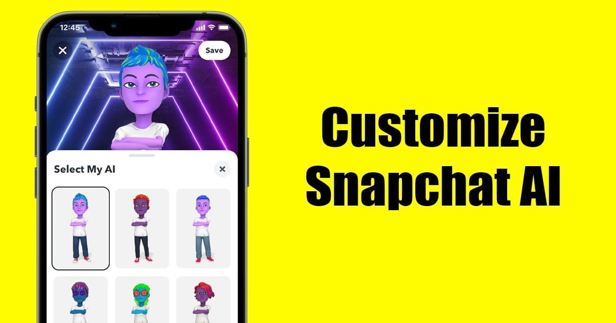 Πώς να αλλάξετε το φύλο του Snapchat AI