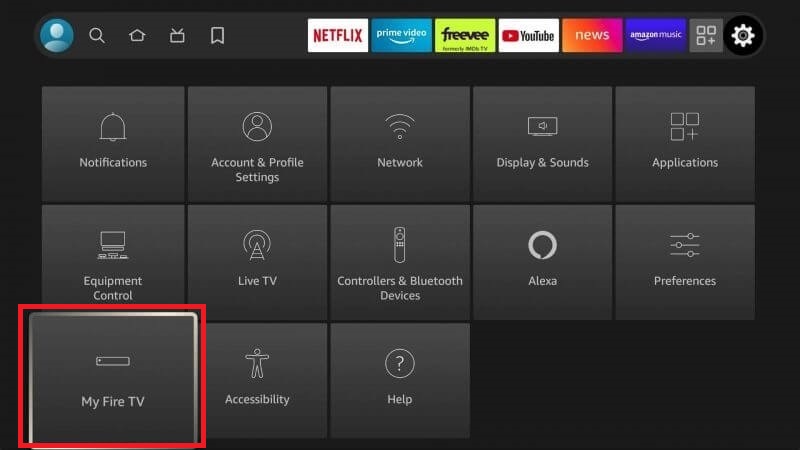 Ενεργοποιήστε το Downloader για να εγκαταστήσετε το Sportzfy TV APK στο Firestick