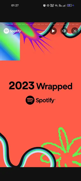 Ανακεφαλαίωση του Spotify Wrapped 2023