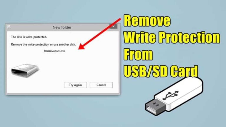 Πώς να αφαιρέσετε την προστασία εγγραφής από USB ή κάρτα SD