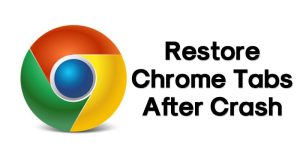 Πώς να επαναφέρετε τις καρτέλες του Chrome μετά τη συντριβή
