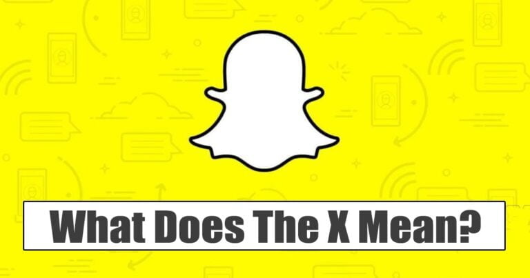 Τι σημαίνει το X στο Snapchat