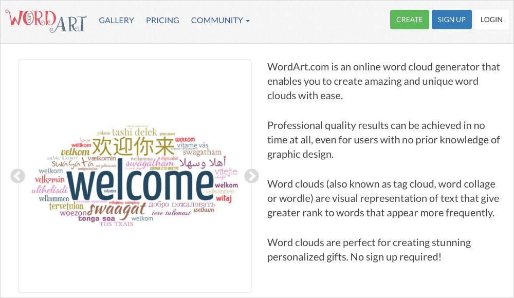 Δωρεάν Online Word Cloud Generators Image 11