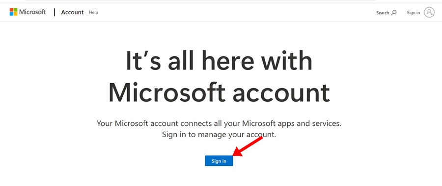 Συνδεθείτε στον λογαριασμό σας Microsoft