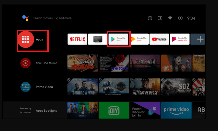 ITVX σε Android TV 